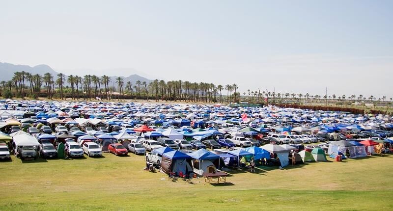 coachella camping