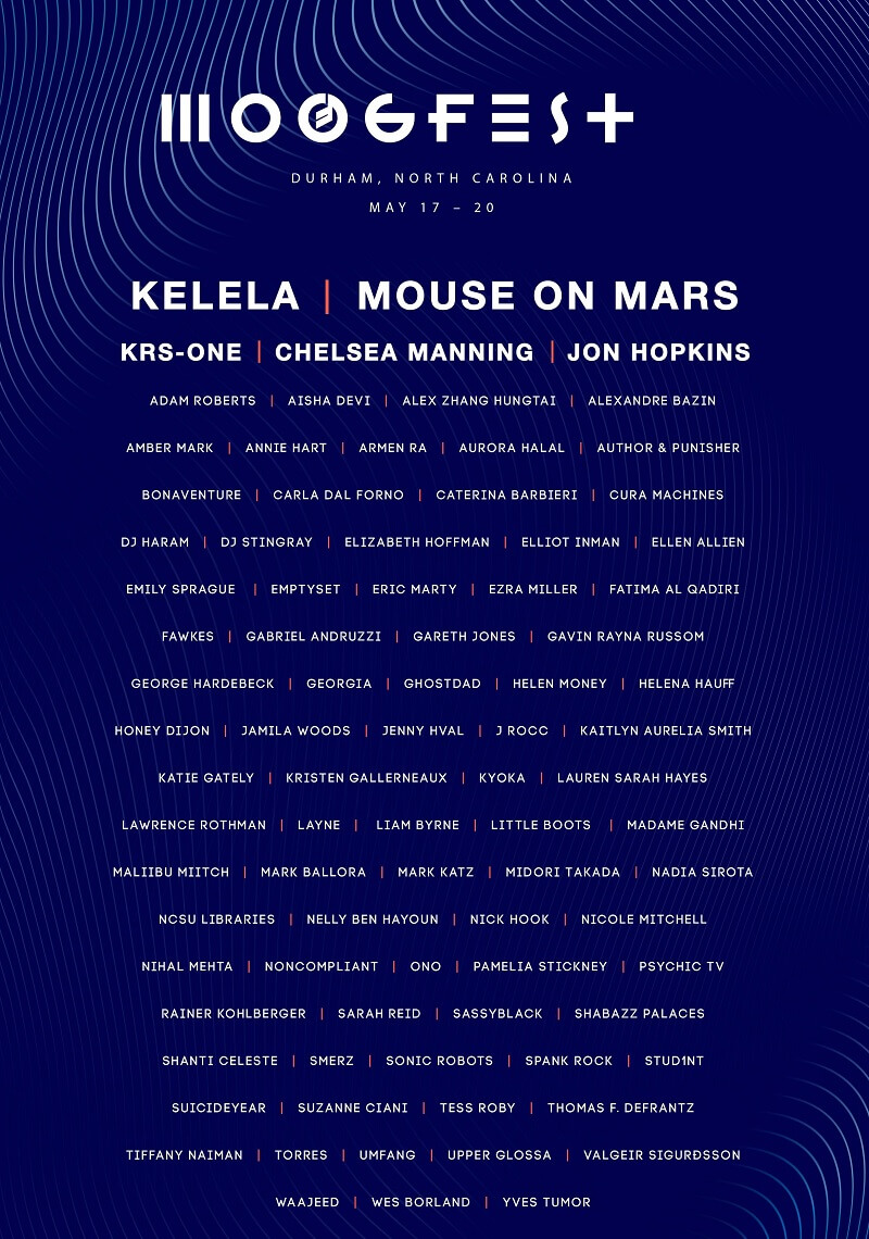 Moogfest Lineup