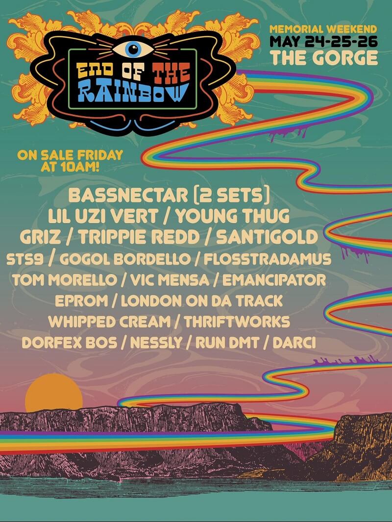 End of the Rainbow Festival 2019 Lineup