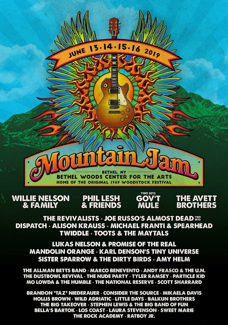 Mountain Jam Festival Lineup