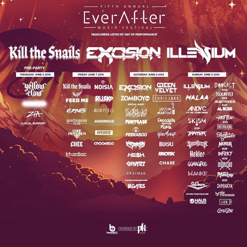 EverAfter Music Festival Lineup