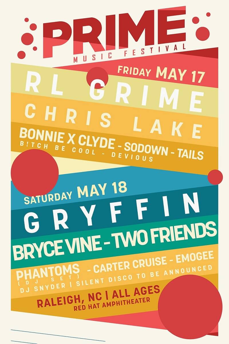 PRIME Music Festival 2019 Lineup