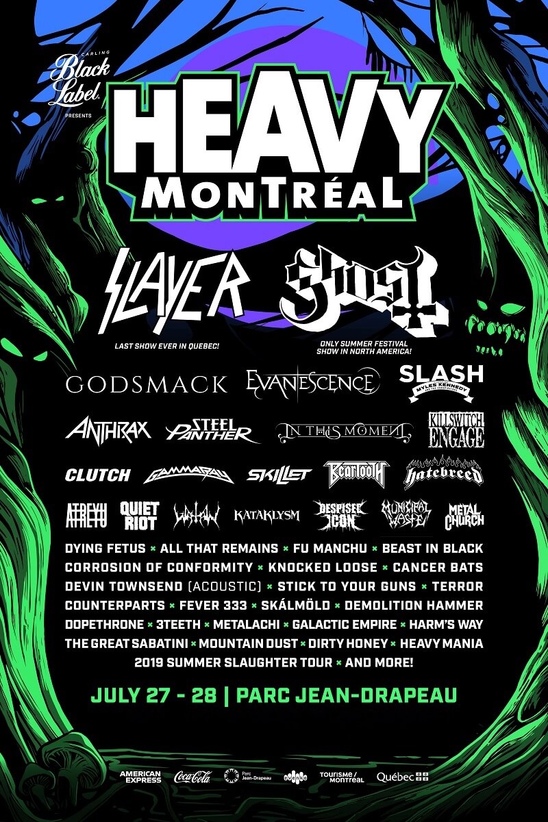 Heavy Montreal 2020 Lineup