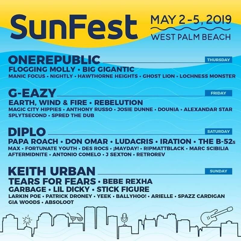 SunFest 2019 Lineup