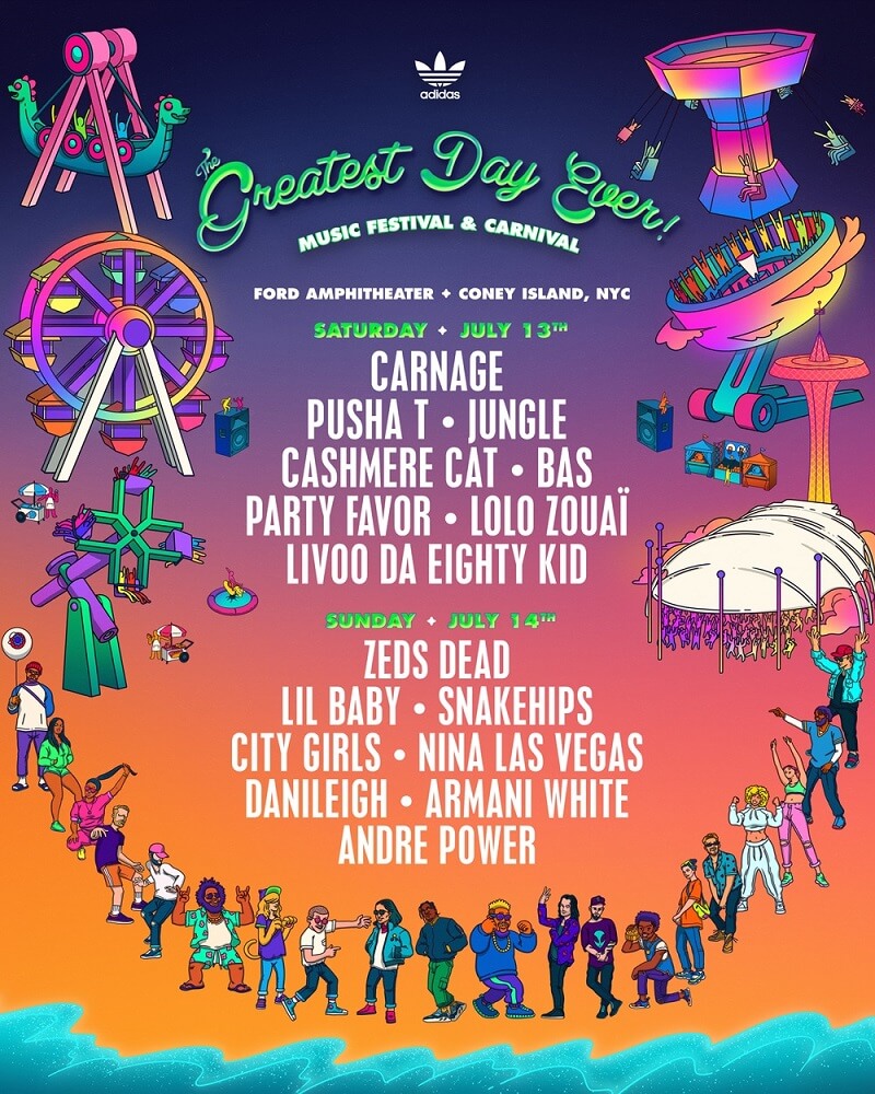 The Greatest Day Ever Festival Lineup