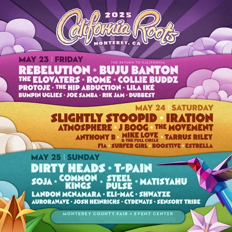 California Roots Festival Lineup 2025