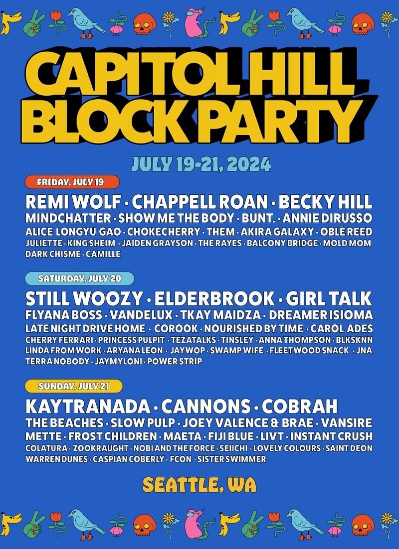 Capitol Hill Block Party 2024 Lineup 2024