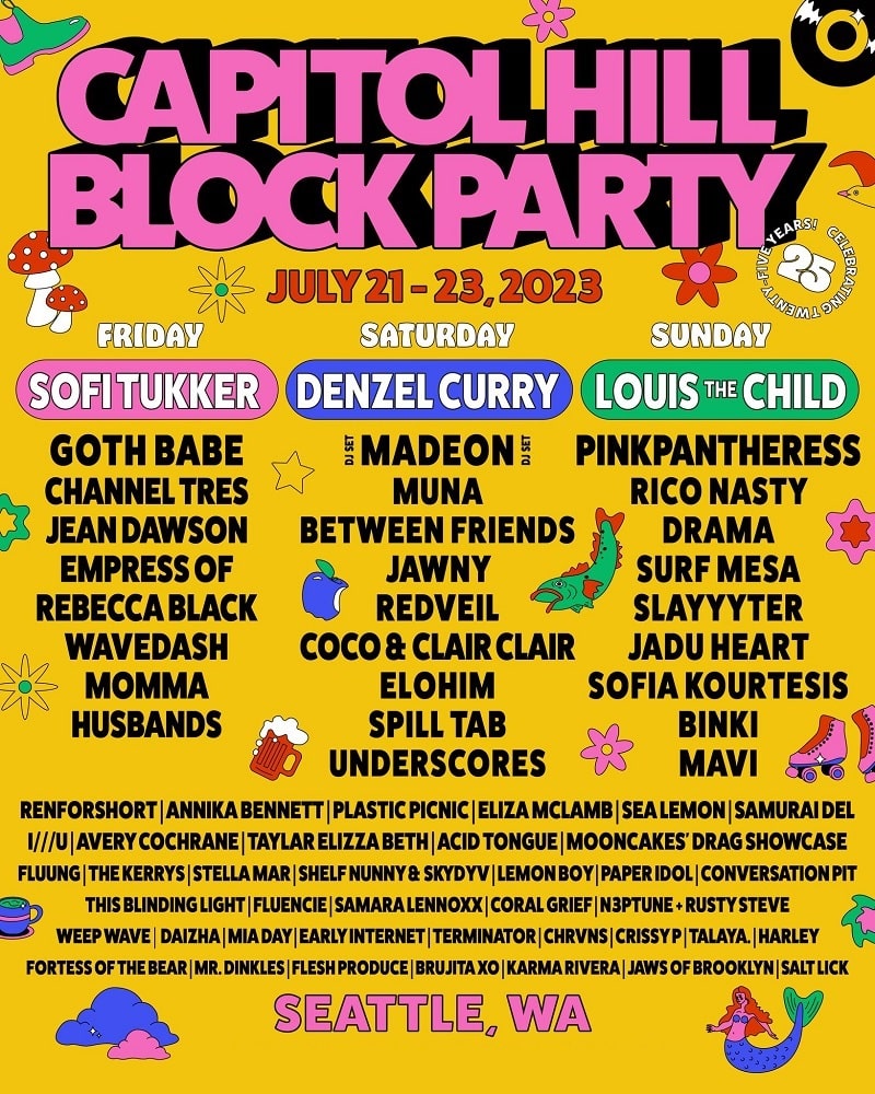 Capitol Hill Block Party Lineup 2023