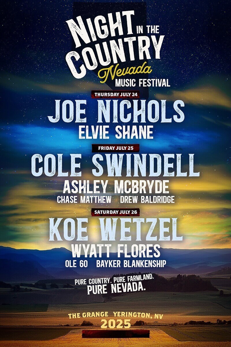 Night in the Country Music Festival Lineup 2025