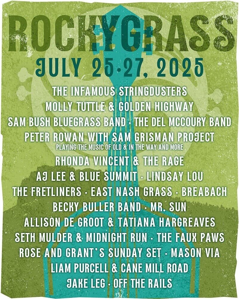 Rockygrass Festival Lineup 2025