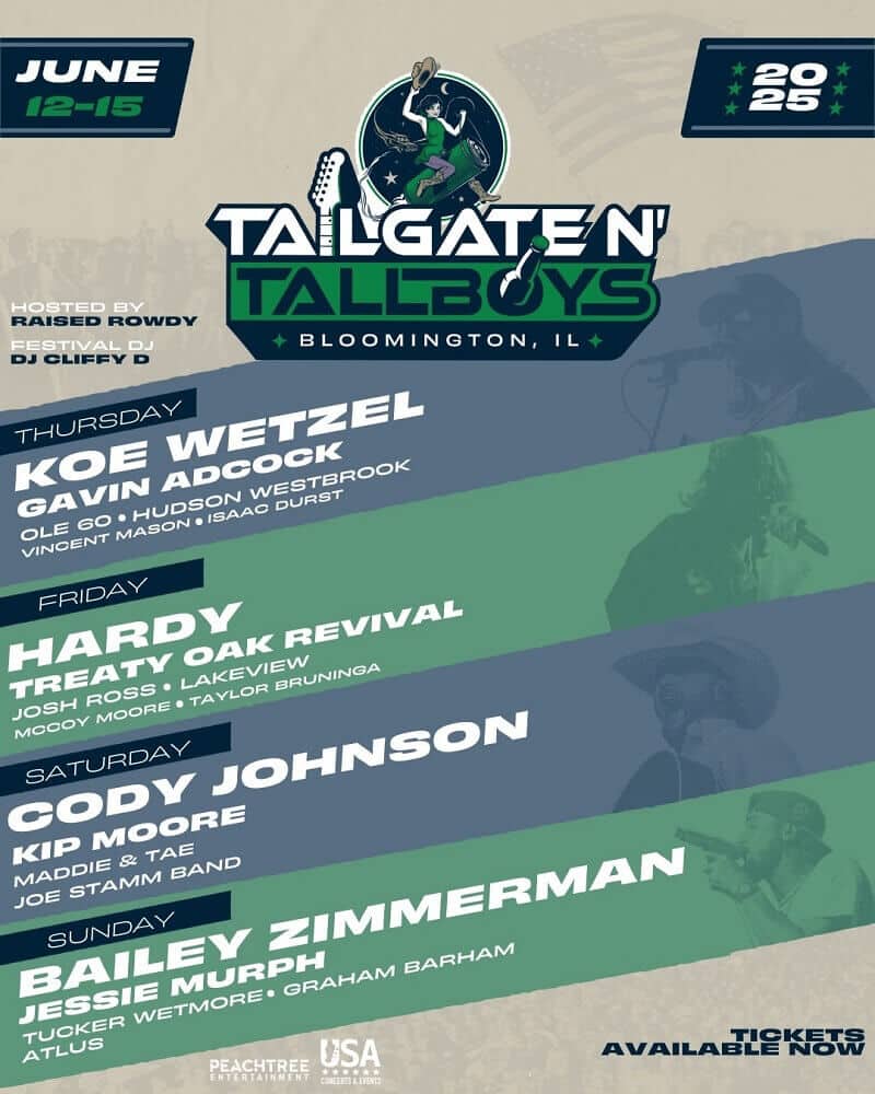 Tailgate N Tallboys Bloomington Lineup 2025