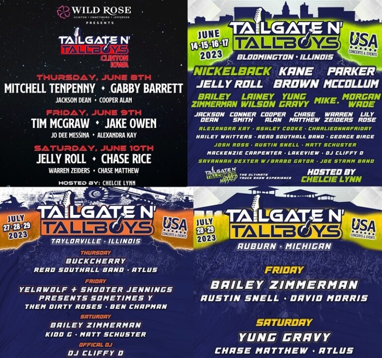 Cheap Tailgate N Tallboys Music Festival Tickets 2023 Lineup