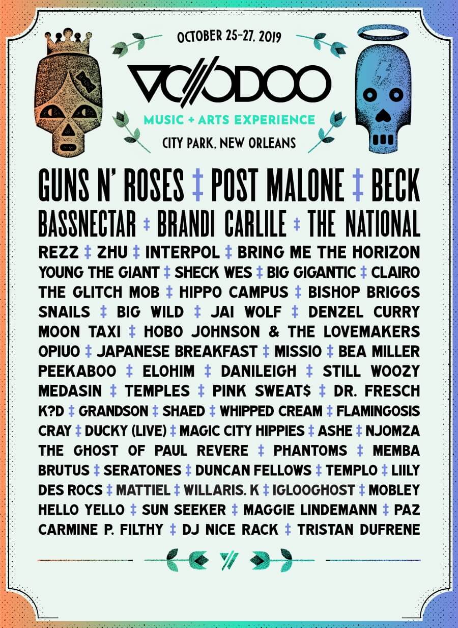 Voodoo Music & Arts Experience 2020 Lineup