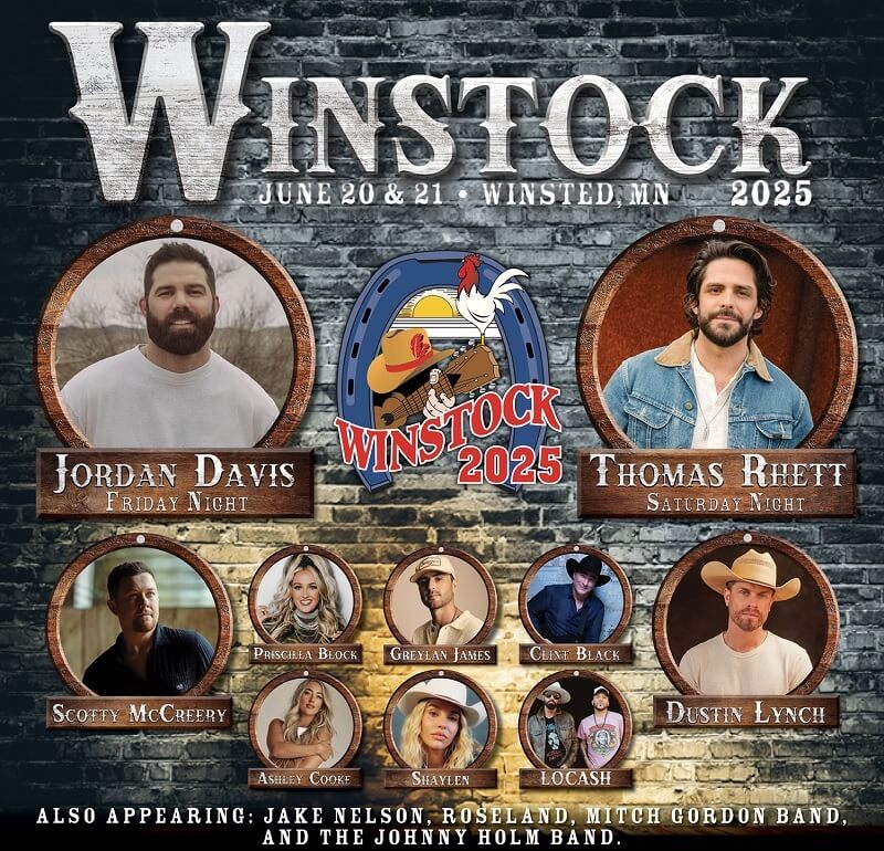 Winstock Country Music Festival Lineup 2025