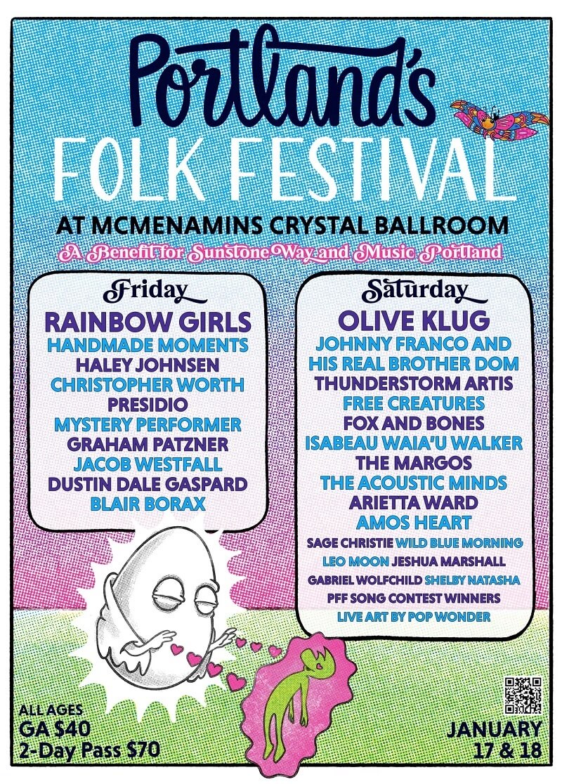 Portlands Folk Festival Lineup 2025