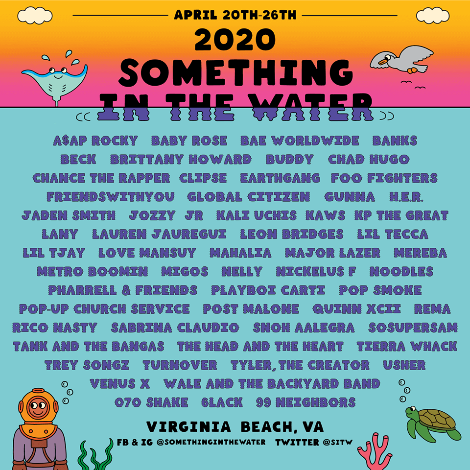 Something In The Water Festival 2020 Lineup