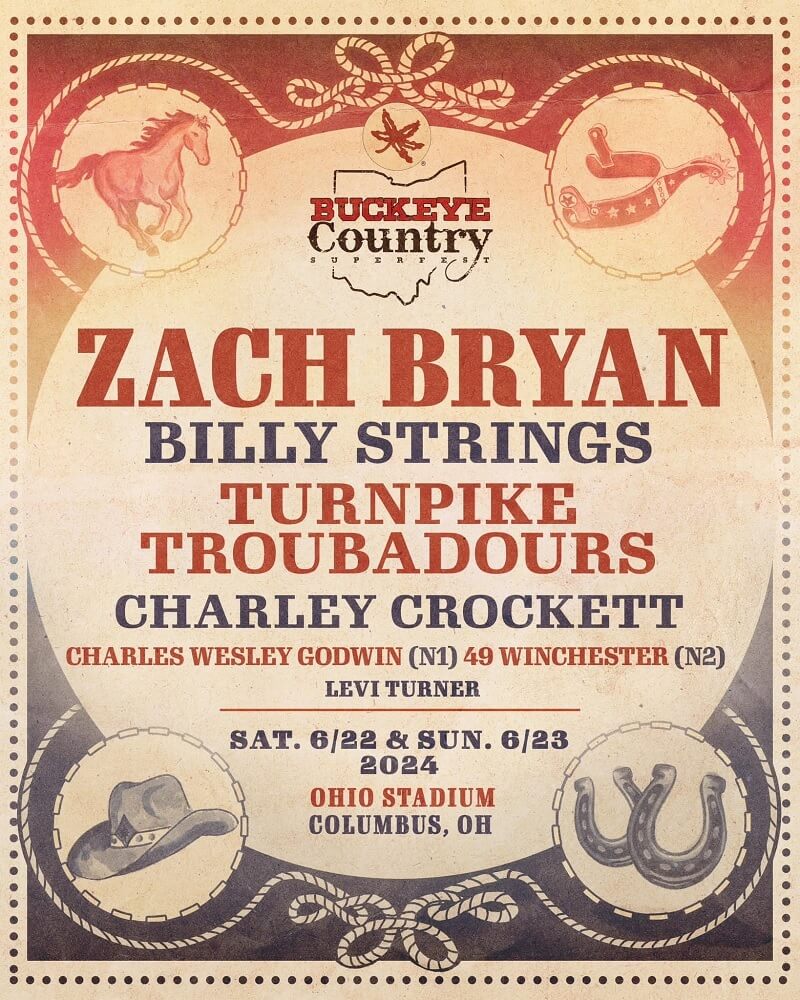 Buckeye Country Superfest 2024 Lineup