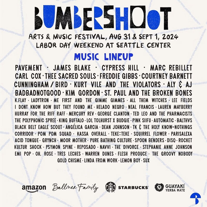 Cheap Bumbershoot Tickets 2025 Lineup, Discount Coupon / Promo Code