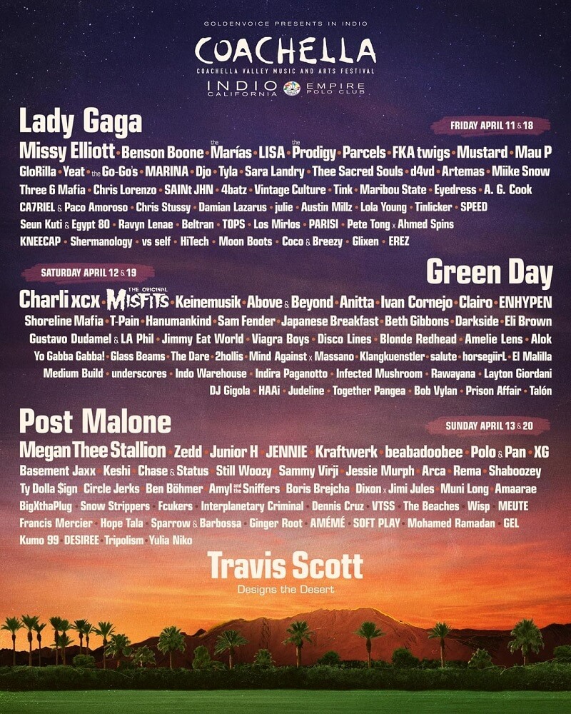 Coachella Lineup 2025