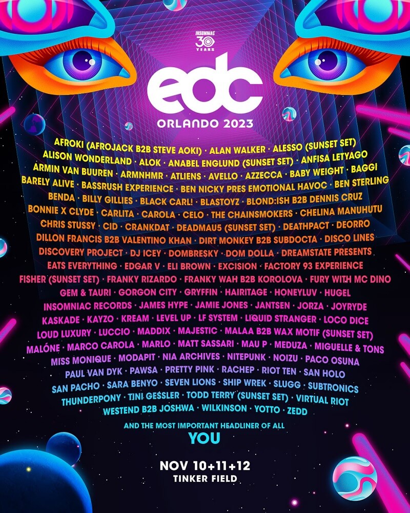 Cheap EDC Tickets 2024 EDC Lineup, Discount Coupon / Promo Code