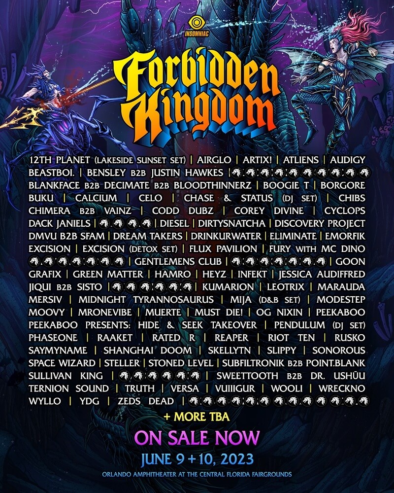 Forbidden Kingdom Music Festival Lineup 2021