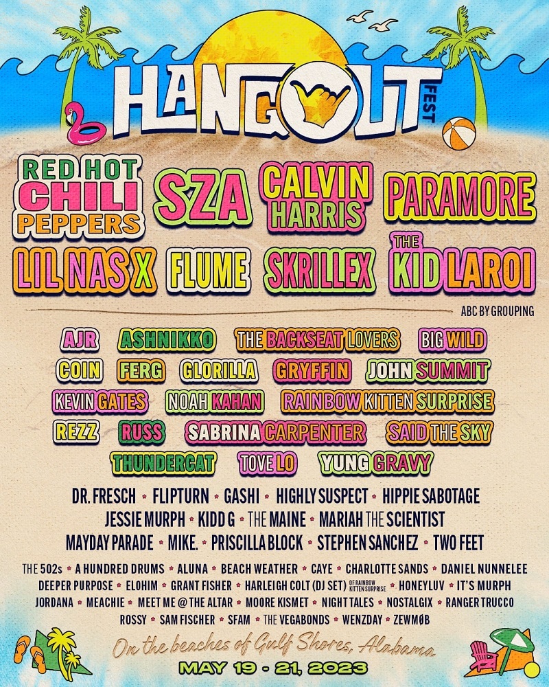 Hangout Music Festival Lineup 2023
