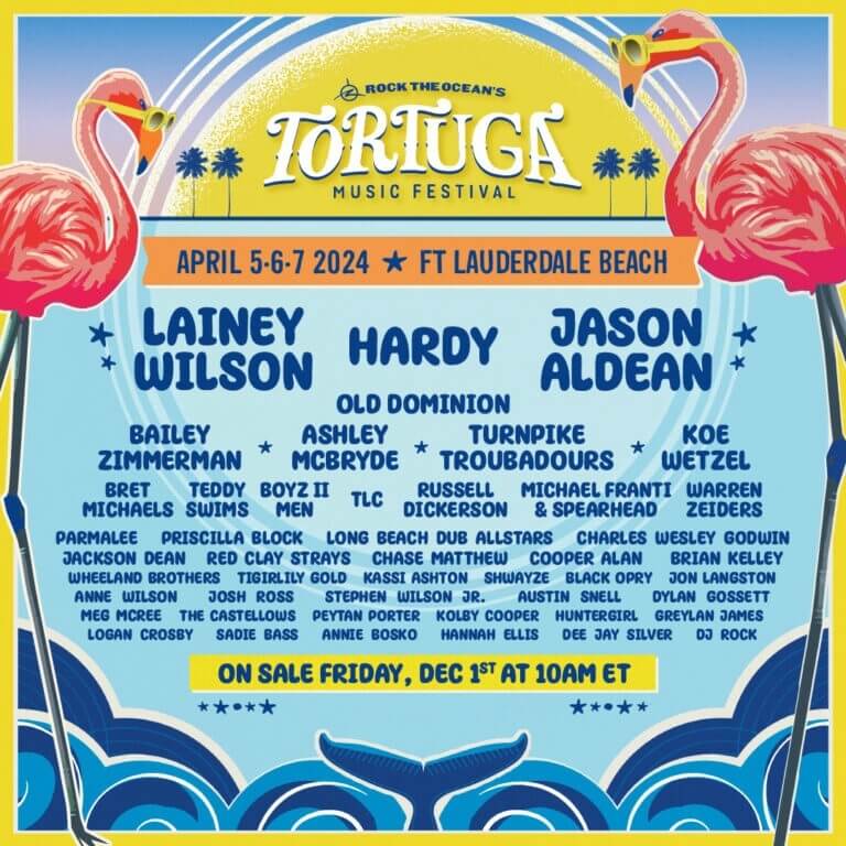 Tortuga Music Festival Lineup 2024
