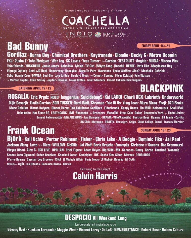 Cheap Coachella Tickets 2024 Lineup Week 1 & 2 3 Day Pass Discount