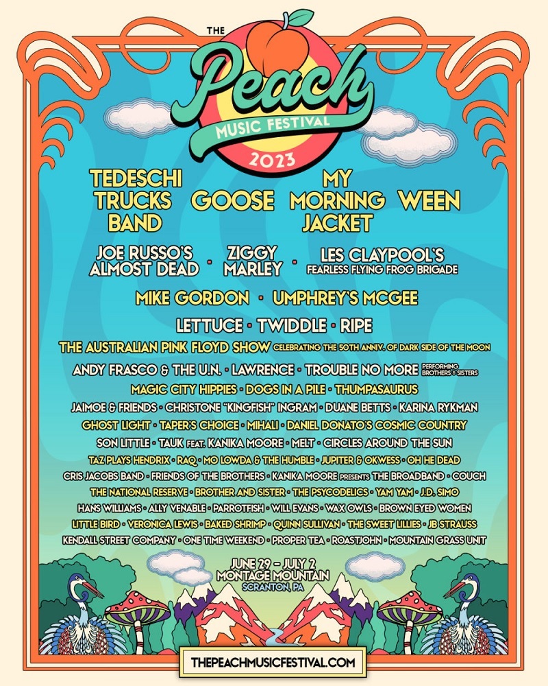 the peach music festival lineup 2023