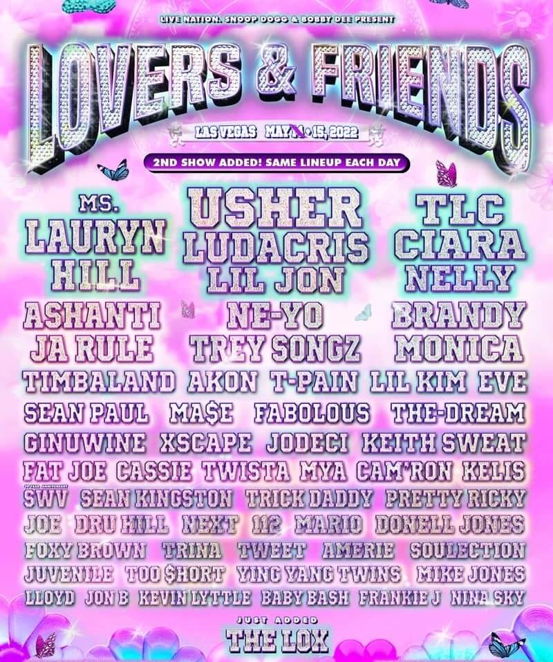 Lovers & Friends Festival Lineup 2022