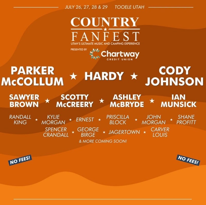 Country Fan Fest Lineup 2023