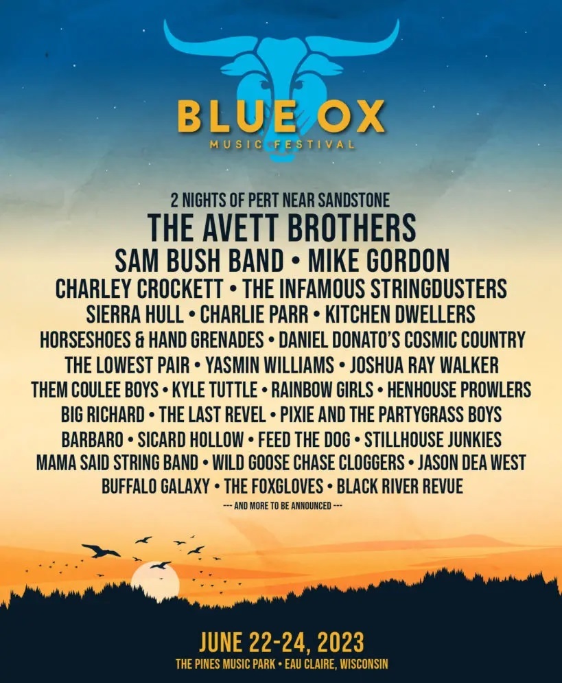 Blue Ox Music Festival Lineup 2023