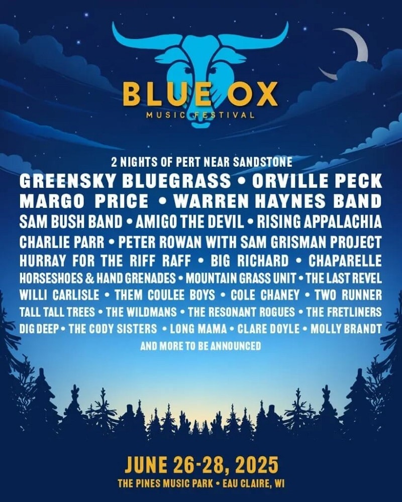 Blue Ox Music Festival Lineup 2025