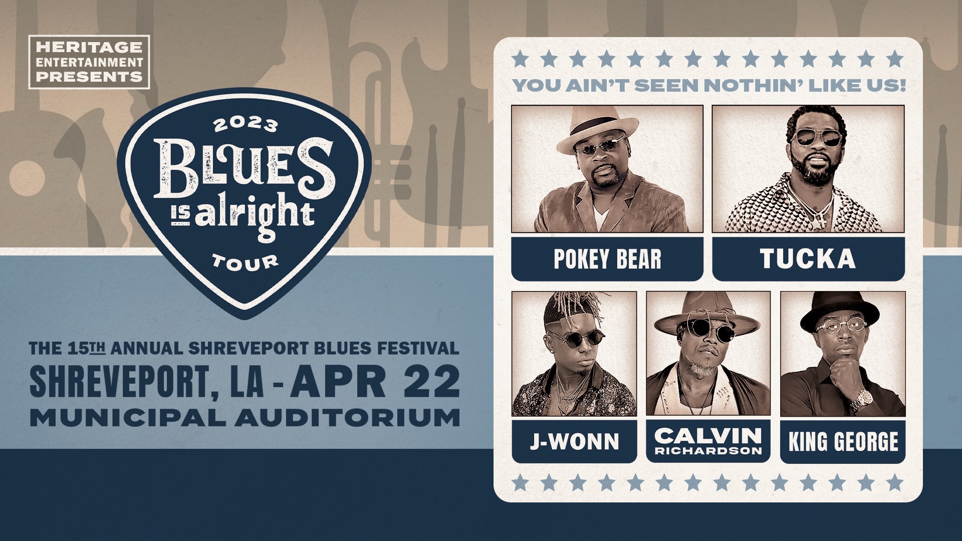 Annual Shreveport Blues Festival Lineup 2023