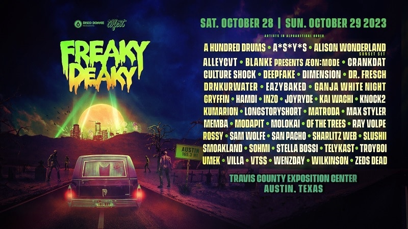 Freaky Deaky Lineup 2023