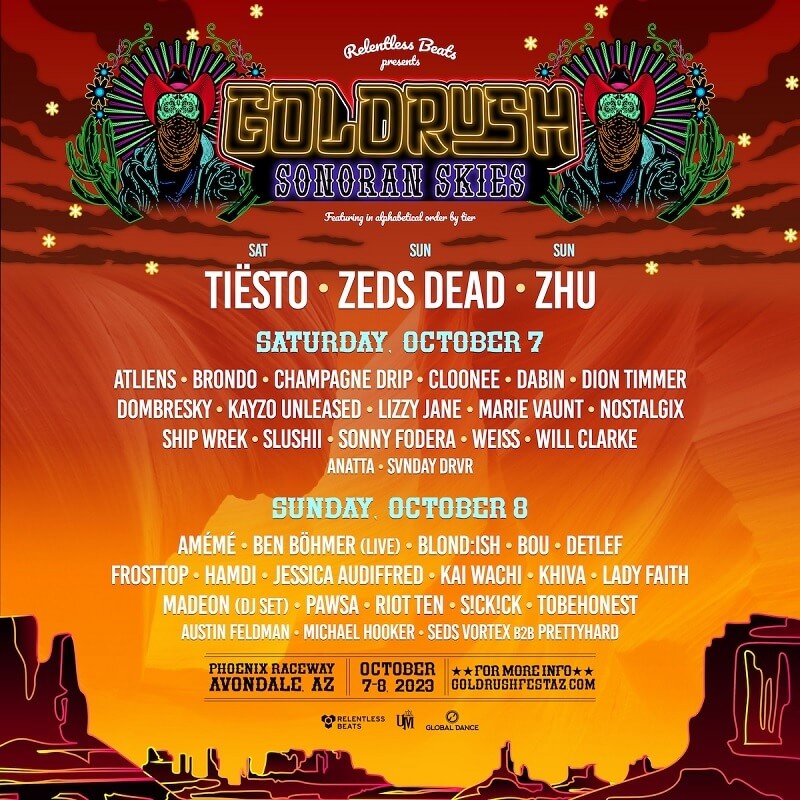 Goldrush Music Festival Lineup 2023