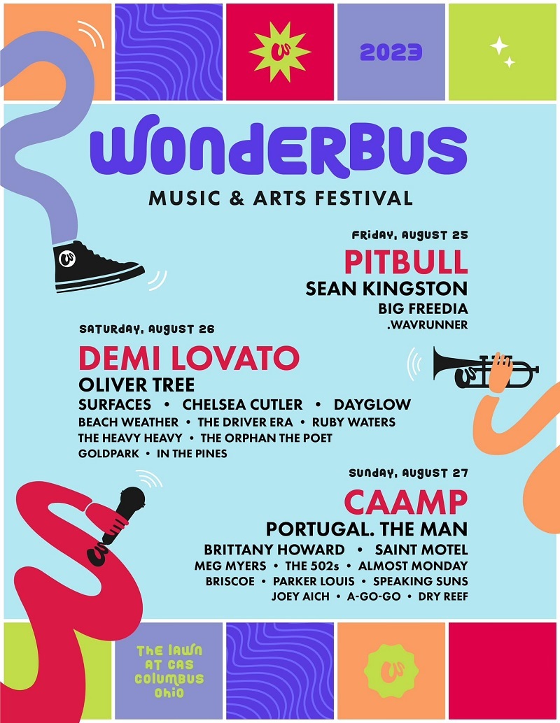 Wonderbus Music and Arts Festival Lineup 2023