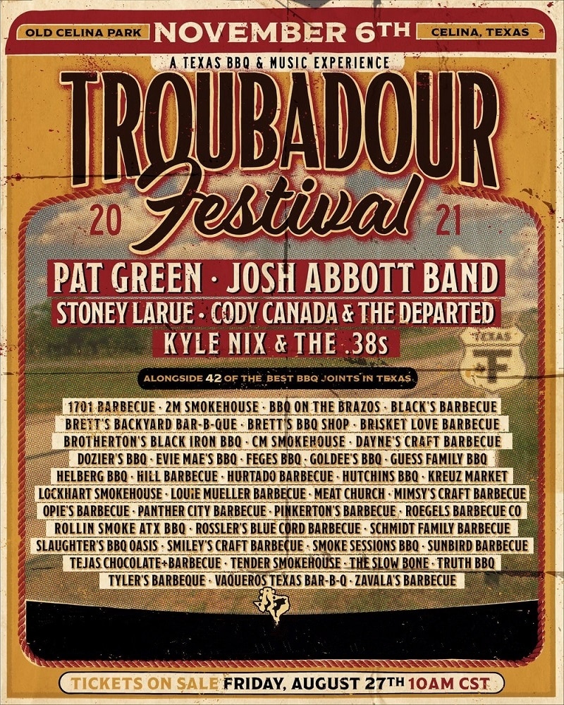 Troubadour Festival Lineup 2021