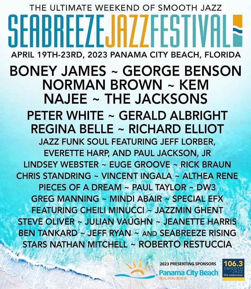 Seabreeze Jazz Festival Lineup 2023