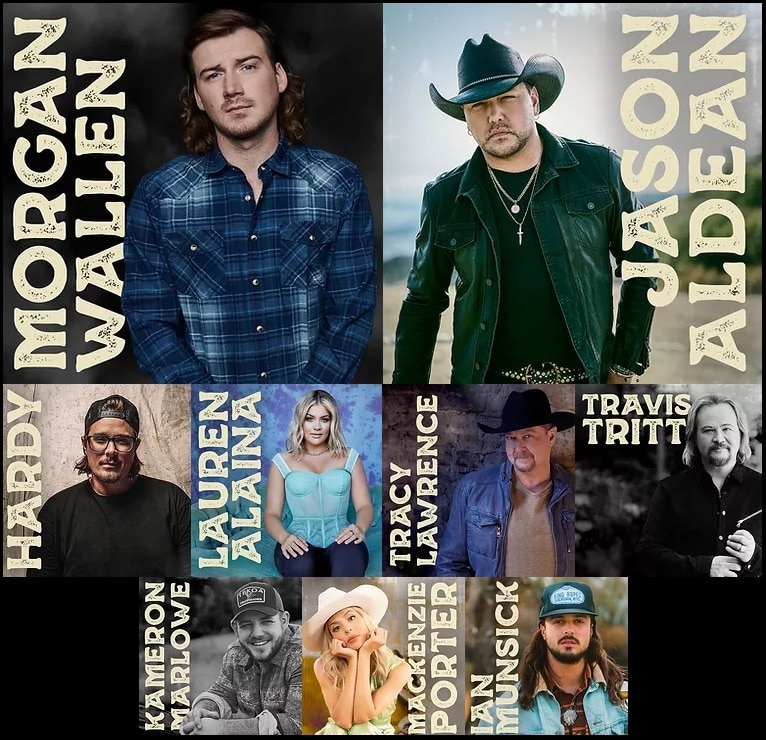 Country Thunder Bristol Lineup 2022