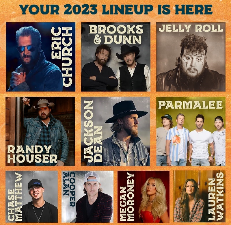 Country Thunder Bristol Lineup