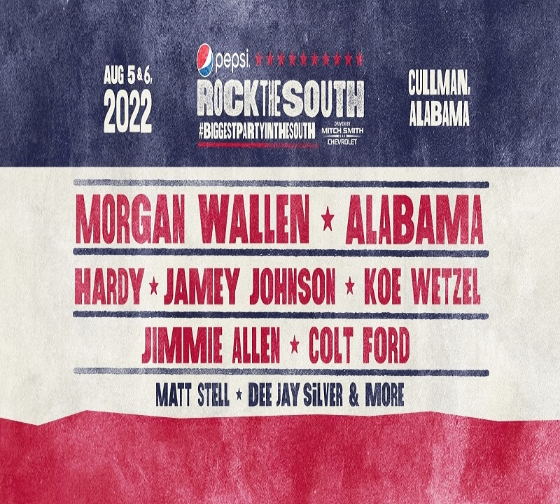 Rock The South Lineup 2022