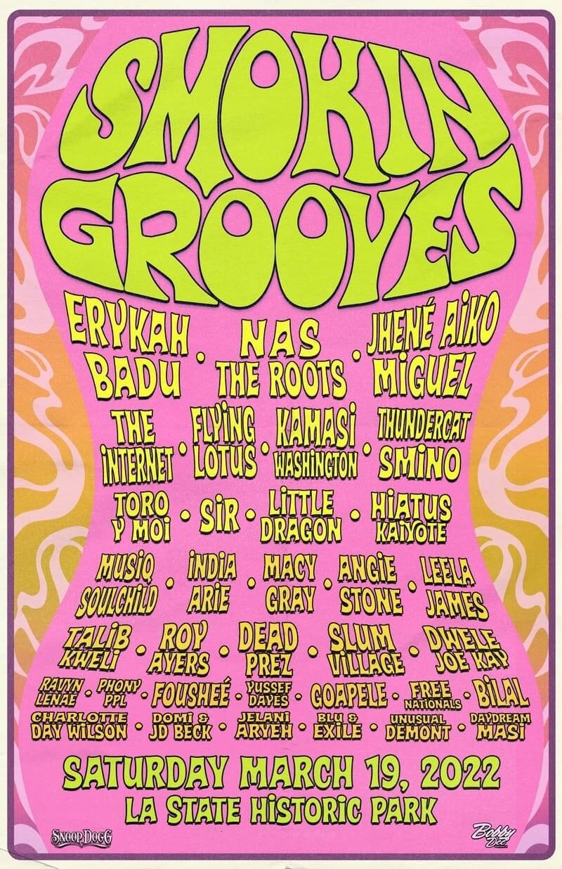 Smokin Grooves Festival Lineup 2022