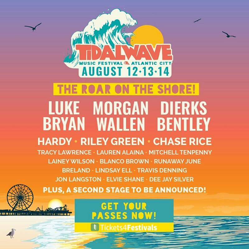 Tidal Wave Music Festival Lineup 2022
