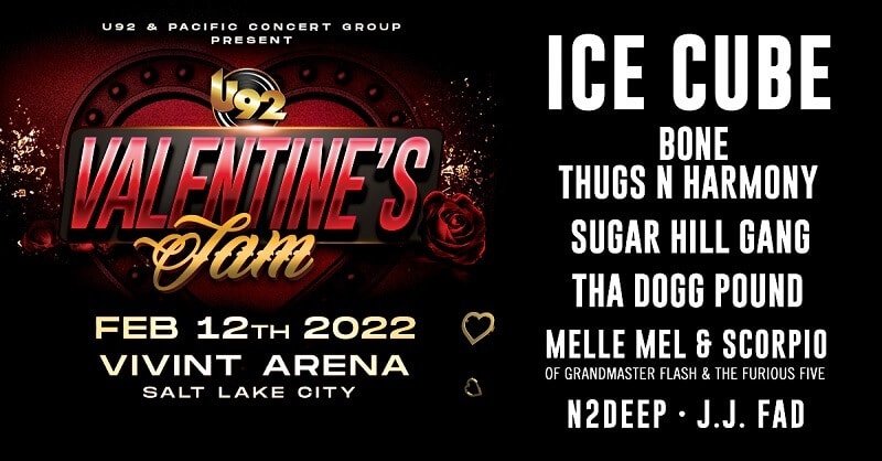 U92 Valentine's Jam Lineup 2022