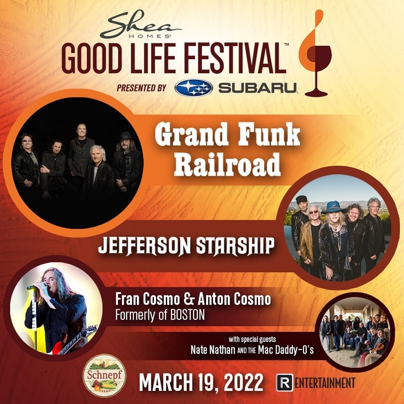 The Good Life Festival Lineup 2022