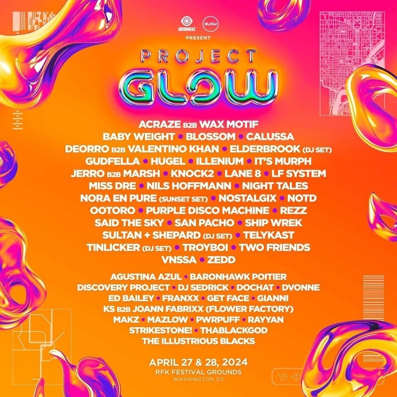 Project GLOW 2024 Lineup