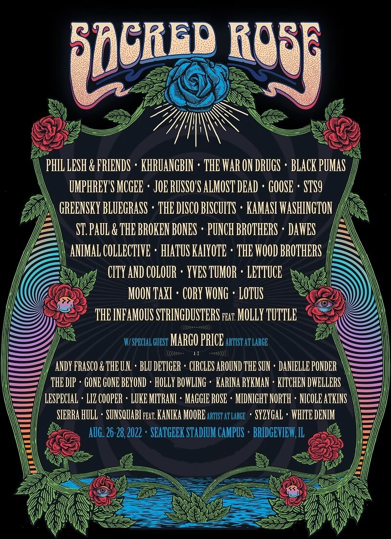 Sacred Rose Festival Lineup 2022