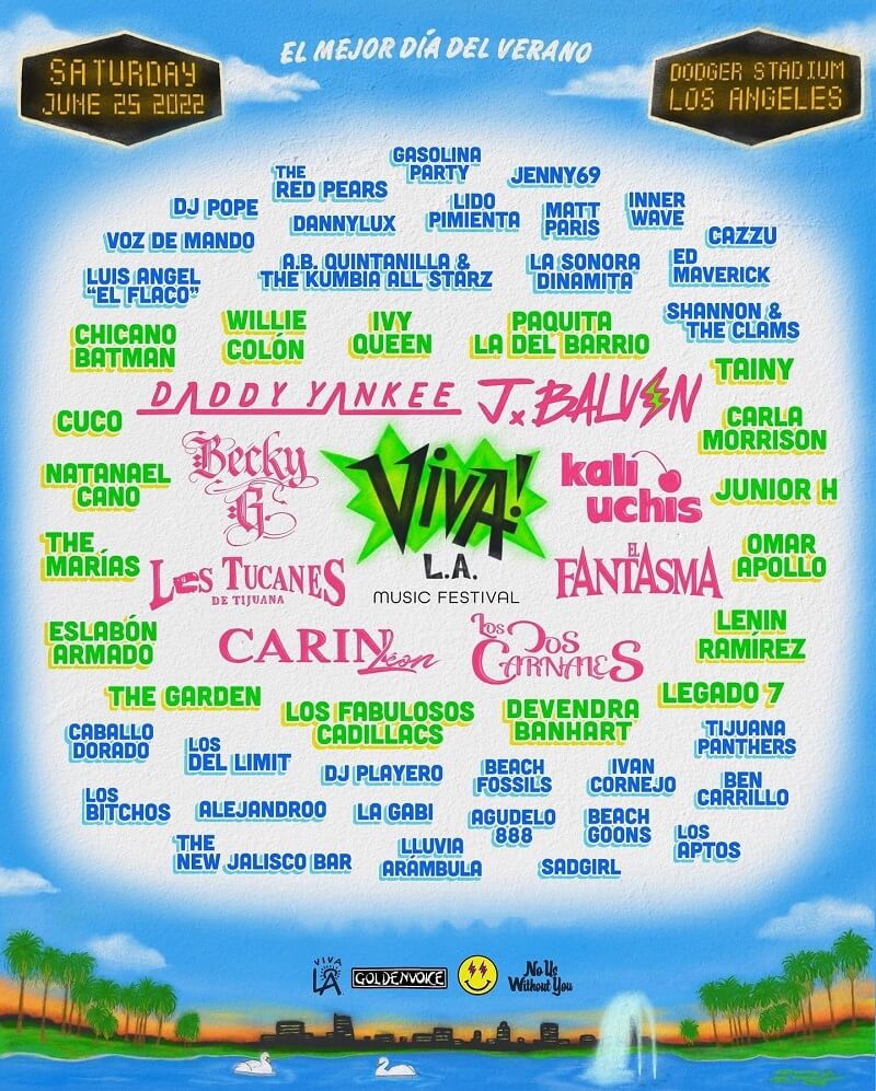 Viva LA Music Festival Lineup 2022