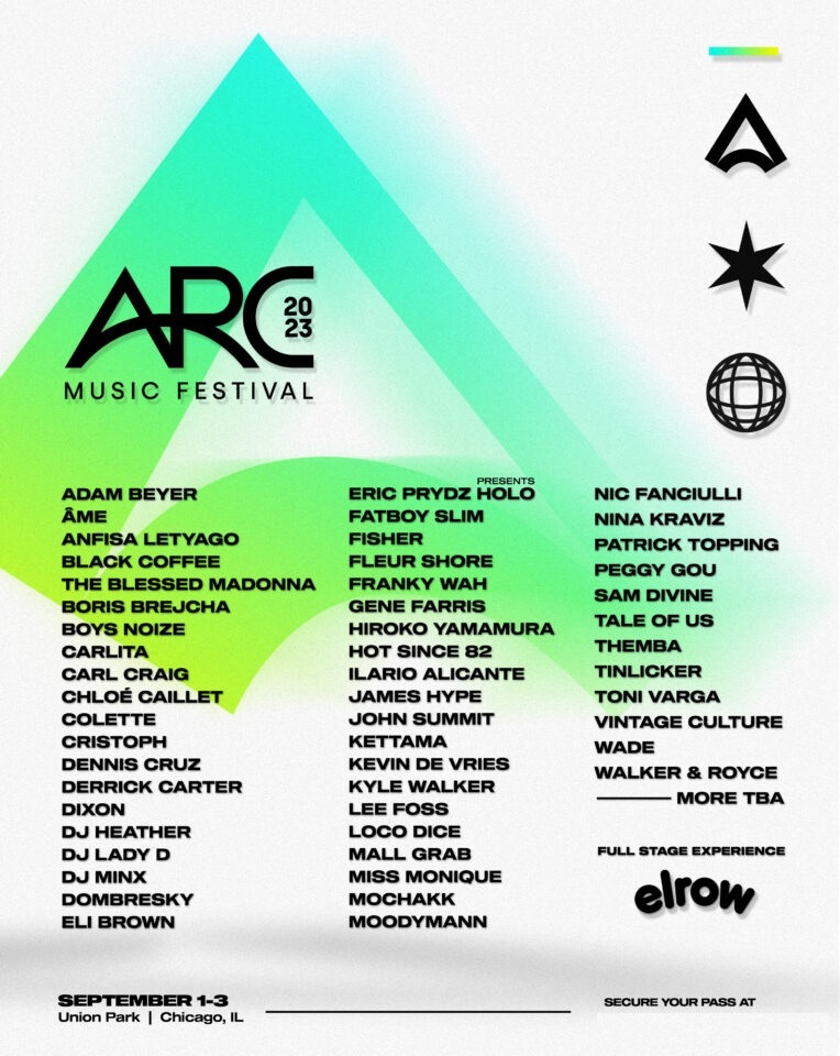 ARC Music Festival Lineup 2023